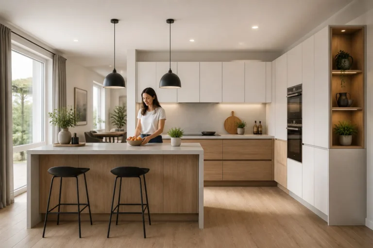 Cuisine moderne et lumineuse