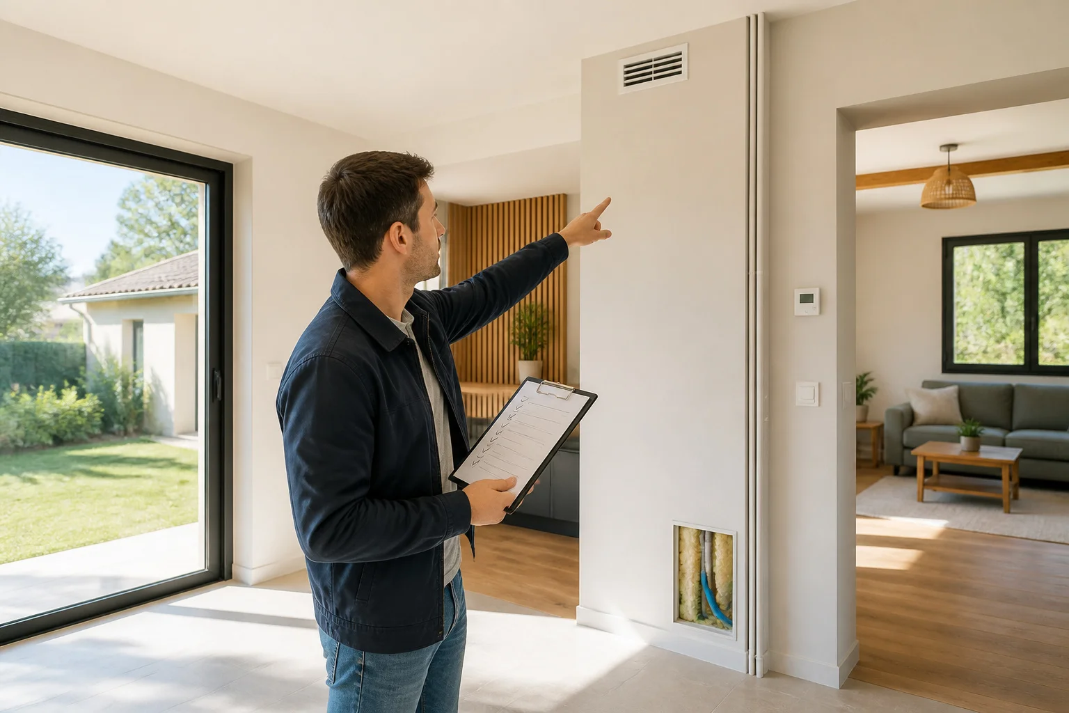 Inspection de maison moderne