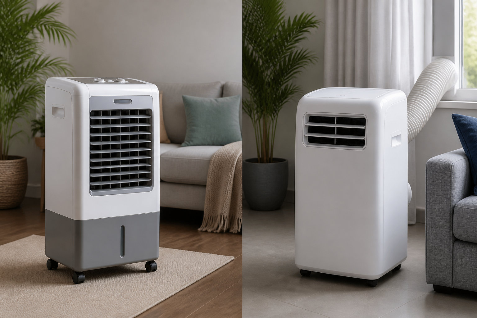 Distinction entre climatisation mobile et simple rafraîchisseur