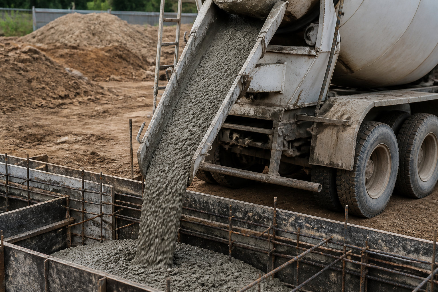 Poids d'un mètre cube de béton : anticiper la charge