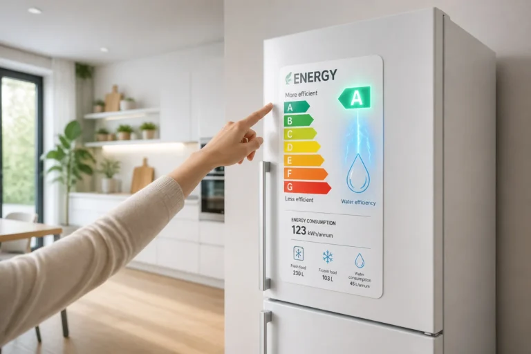 Frigo econome avec etiquette energie a