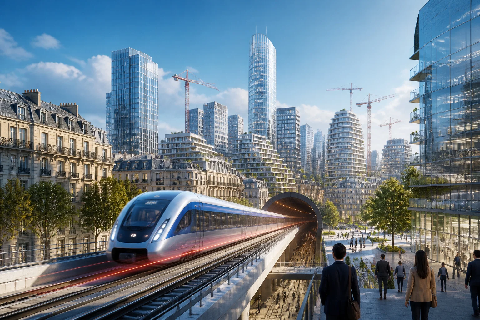 Grand paris express metamorphose urbaine