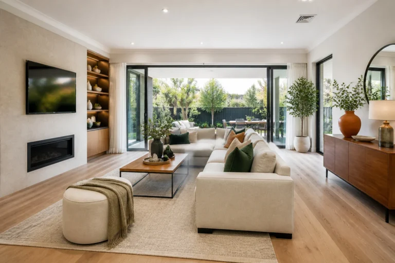 Salon moderne et lumineux ideal pour la vente