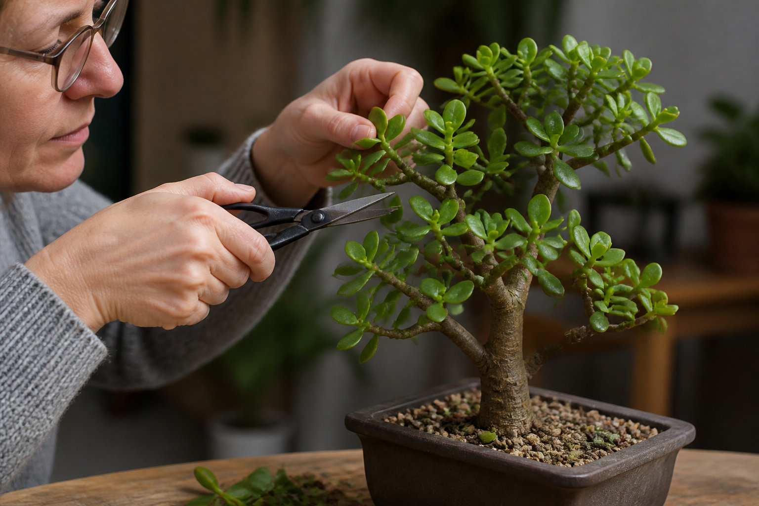 Comment sculpter et multiplier votre Crassula ovata ?