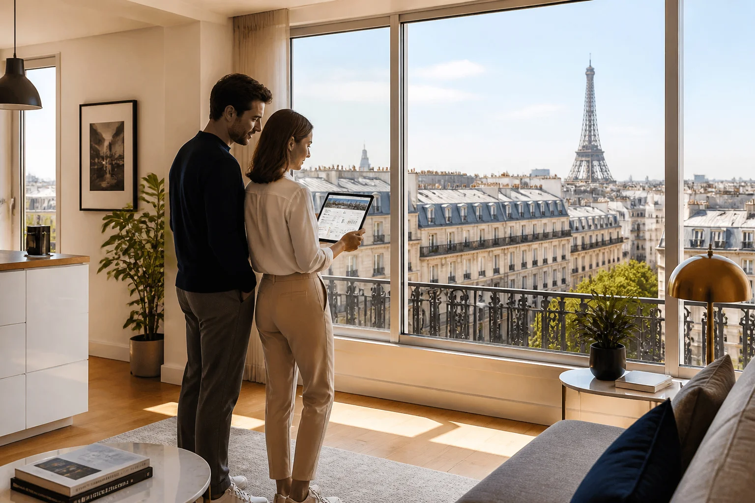Couple parisien envisage un investissement immobilier