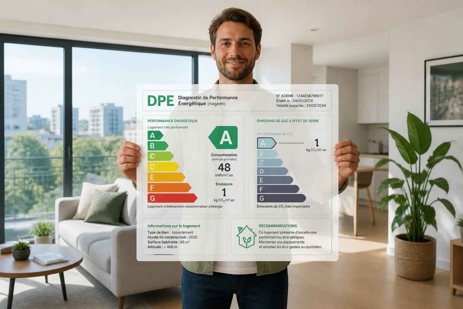 Dpe performance energetique dun logement