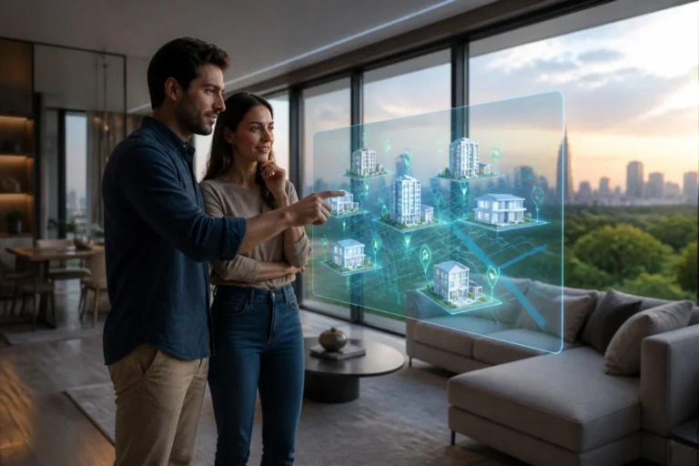 Recherche immobiliere futuriste