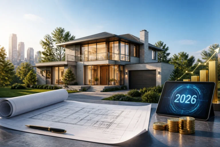 Maison moderne et investissement futur