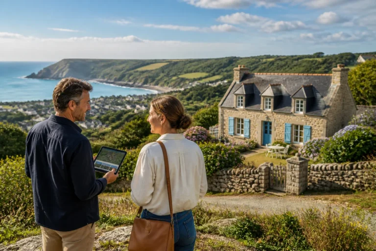 Couple decouvre sa future maison en france