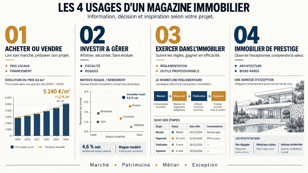 Magazine immobilier : les sources à choisir selon son profil et son projet