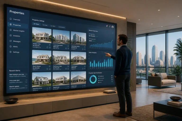 Plateforme immobiliere interactive